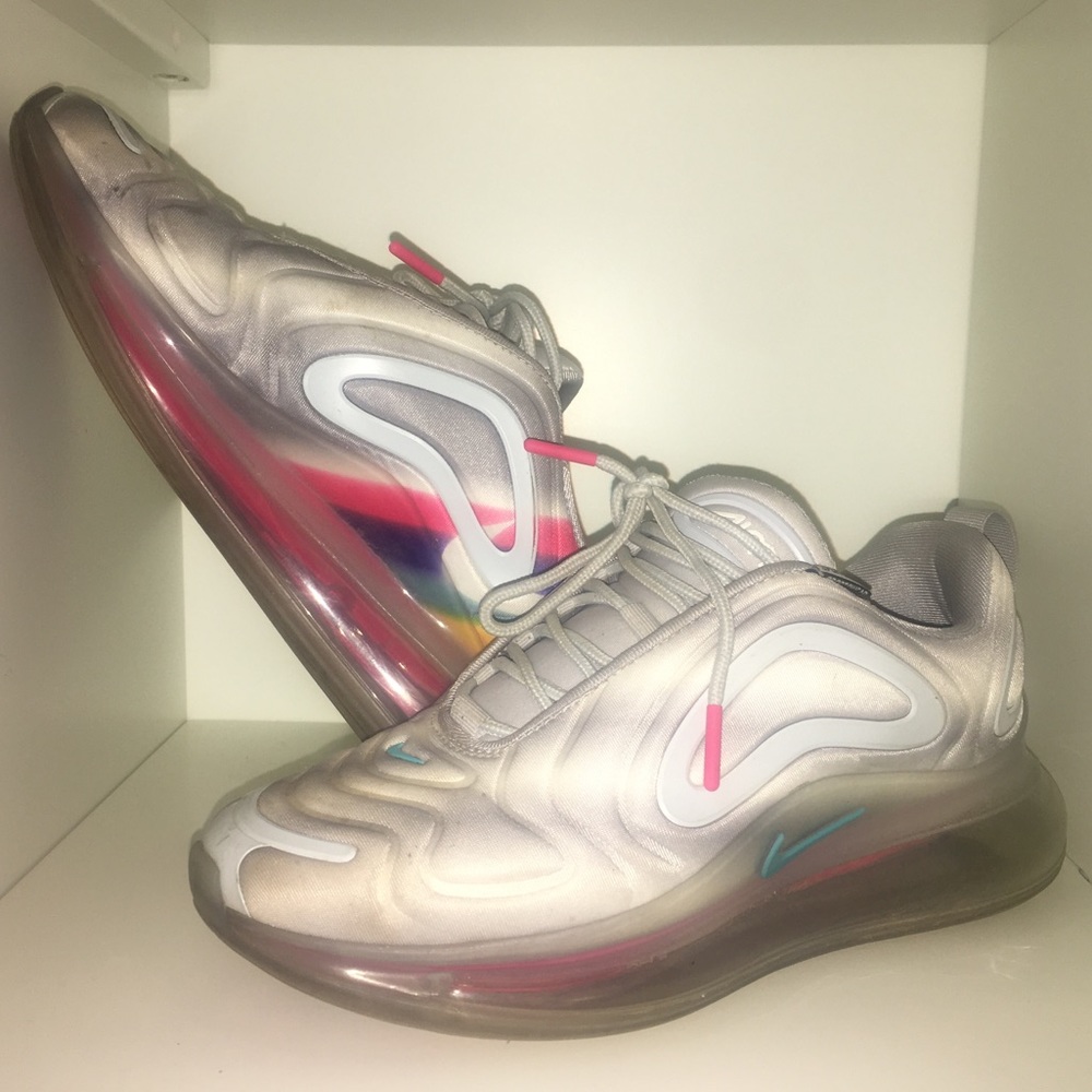 Grey and Rainbow Nike Air Max Size 7.5
